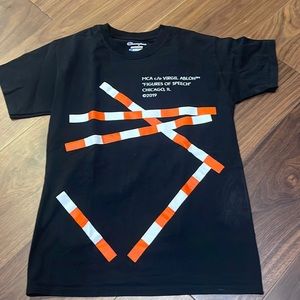 Virgil Abloh MCA Figures of Speech Lines T-shirt Off-White